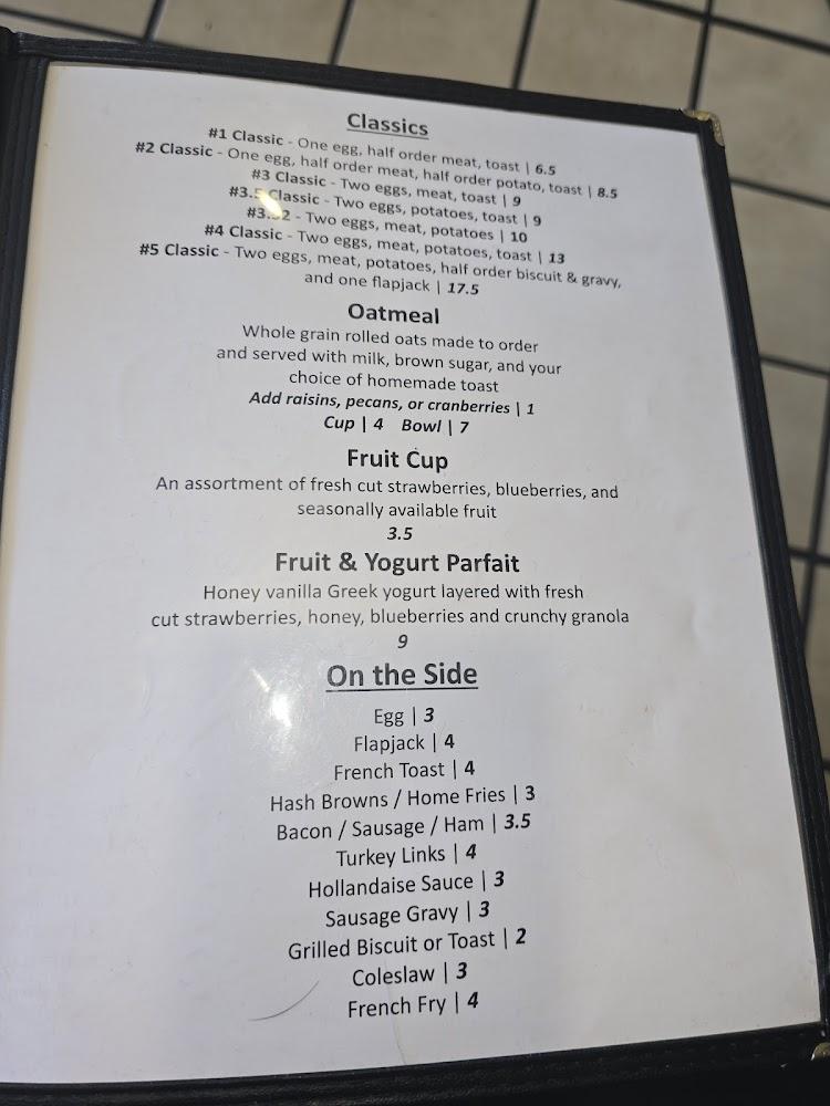 The Homestead Restaurant Menu image 2